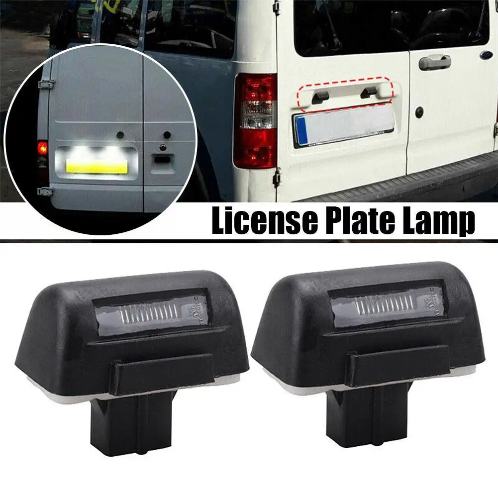 

License Plate Light Lamp For Ford Transit MK4 MK5 MK6 MK7 1985-2013 & Transit Connect 2002-2013 LED Tag Bulb Replacement 4388111