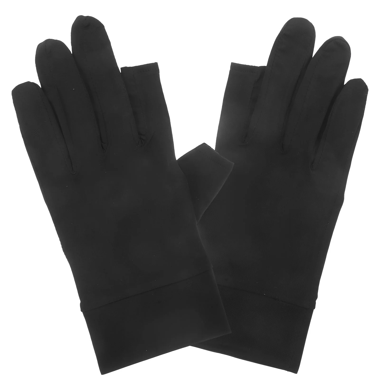 

1Pair Sun-Proof Hand Gloves Quick-Dry Half Finger Wear-Resistant Riding Gloves Portable Sports Accessory Sports Supply