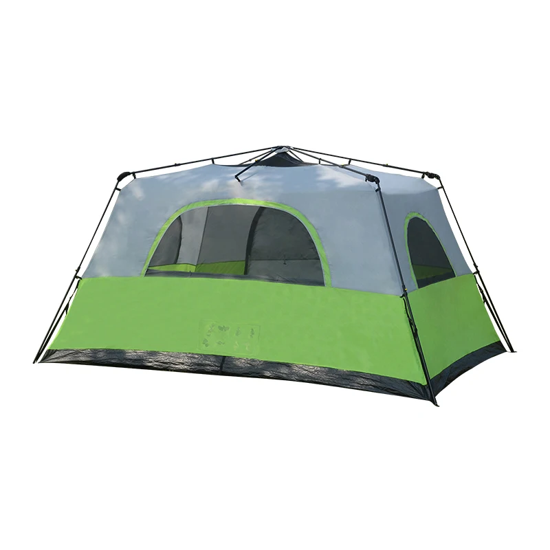 2024 Multiple People Person One Bedroom Outdoor Large Family Automatic Pop Up Camping Tent for Holiday Easy To Carry and Install