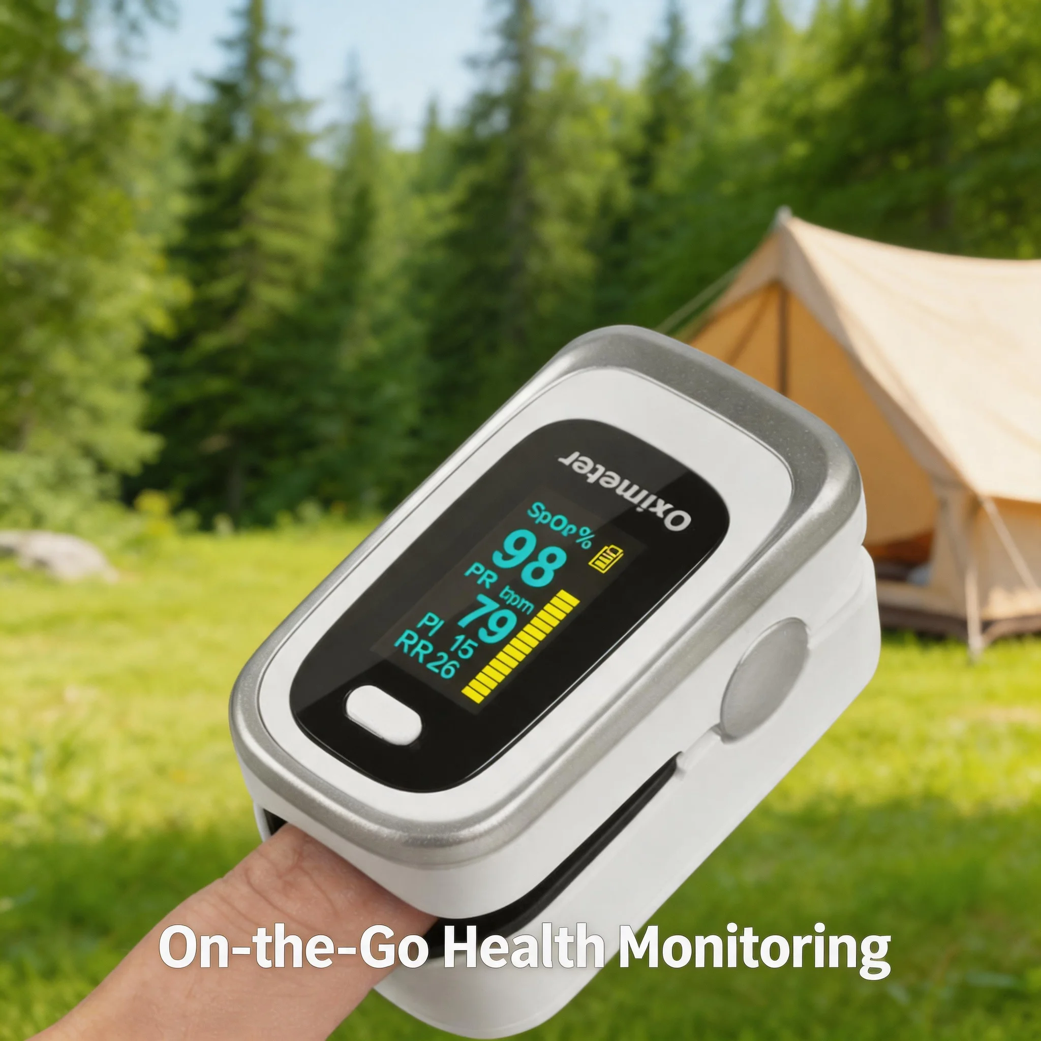 Finger Pulse Oximeter OLED Blood Oxygen Saturation Medical With Respiratory Oximetro De Pulsioximetro Dedo Fingertip With Case