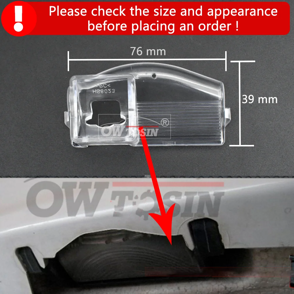 170° Vehicle AHD 1080P Golden Lens Rear View Camera For Mazda3 Mazda 3 (BK)(BL) 2003 2004 2005 2006 -2013 Reversing Car Camera