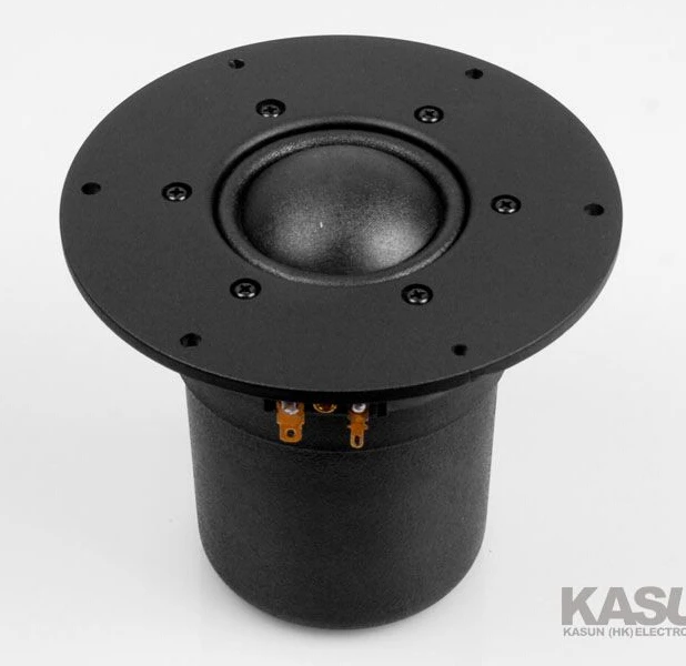 1 Pieces Kasun MTD-350 5.5\'\' Fabric Black Dome Mid-Range Tweeter Speaker Driver Unit ABS Panel 8ohm/80W 90db/mw RMS OD=145mm