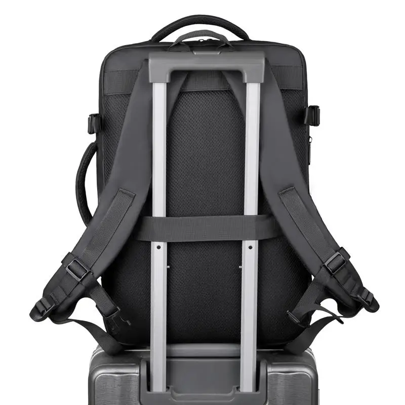 Large Capaci Busin Men's Laptop Bag Double oulder Travel Bag Lightweight Dry Wet Separation Casual Simple Sle Ox...