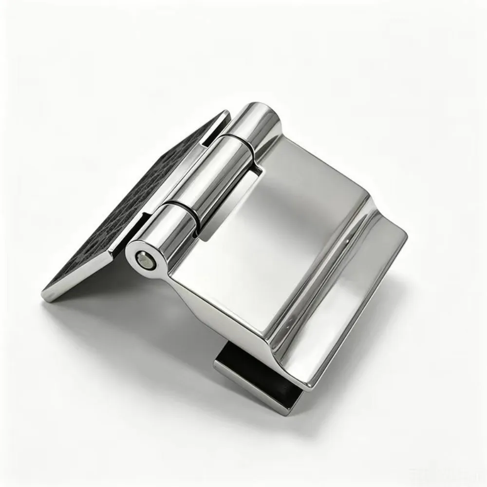 Butterfly Hinge 90 Degree Outside Opening Stainless Steel Glass Clamp Shower Hardware Frameless Glass Repair Fitting Accessory