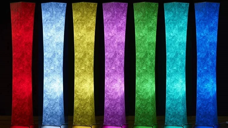 Floor Lamp RGB Color Changing Living Room Remote Control Light Emitting Diode