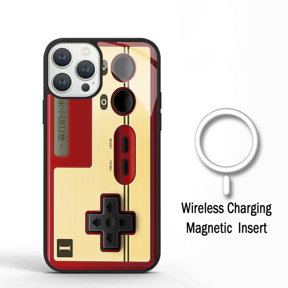 Gameboy Boy Game Phone Case For IPhone 11 12 13 14 15 Plus Pro Max Mirror Acrylic Cover For Magsafe