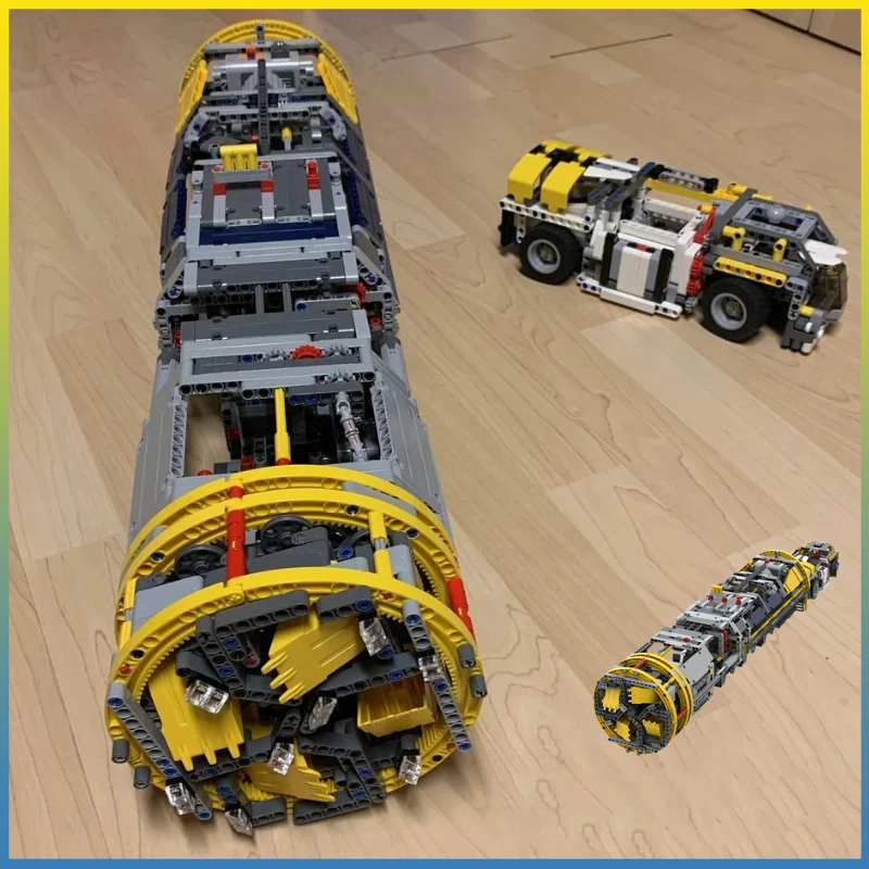 

MOC-123850 Электрический туннельный расточный станок, сборка сращивания, строительный блок, модель3331, детали, строительный блок, детская игрушка на день рождения