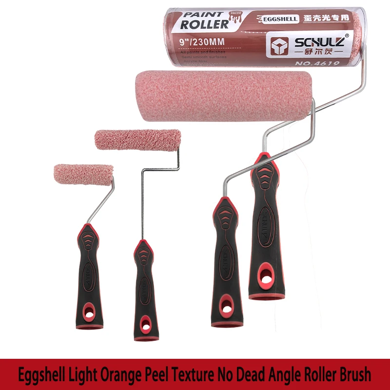 Coquille d'œuf légère, Texture spéciale de peau d'orange sans coins morts, brosse à rouleau, outil de peinture pour nettoyer la peinture et la peinture