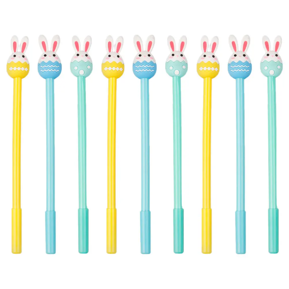 

Набор из 15 гелевых ручек в форме кролика, мультяшные ручки для письма, подарки для детей, школьные и офисные принадлежности, сувениры для вечеринок с кроликами