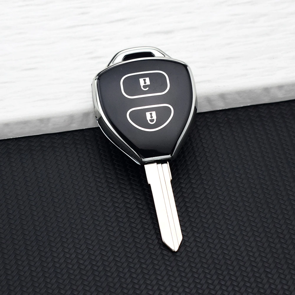 TPU Remote Car Key Case Cover for Toyota Camry 2007 2008 2009 2010 Avalon Corolla Matrix RAV4 Venza Yaris Auto Shell Fob