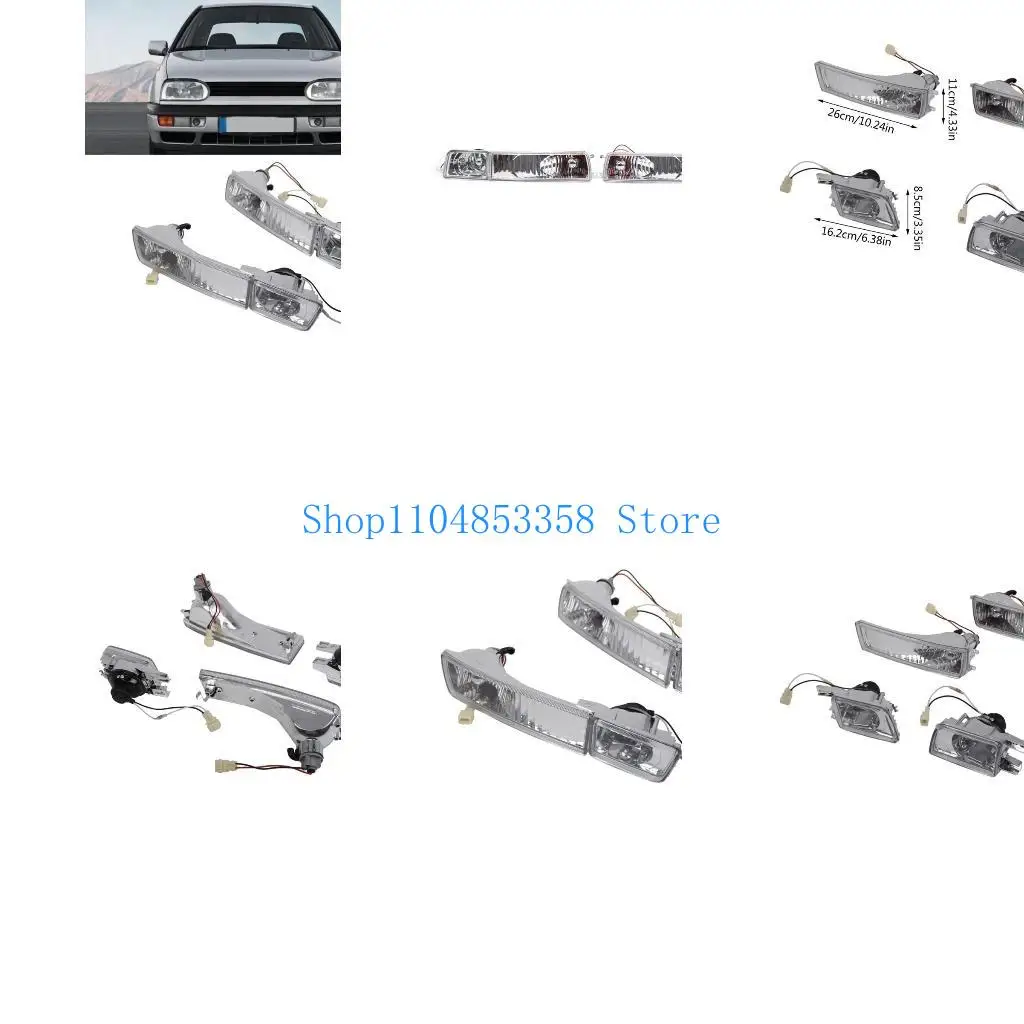 

652F Parking Flowing LED Turn Side Marker Light for MK3 Golf 1993-1998