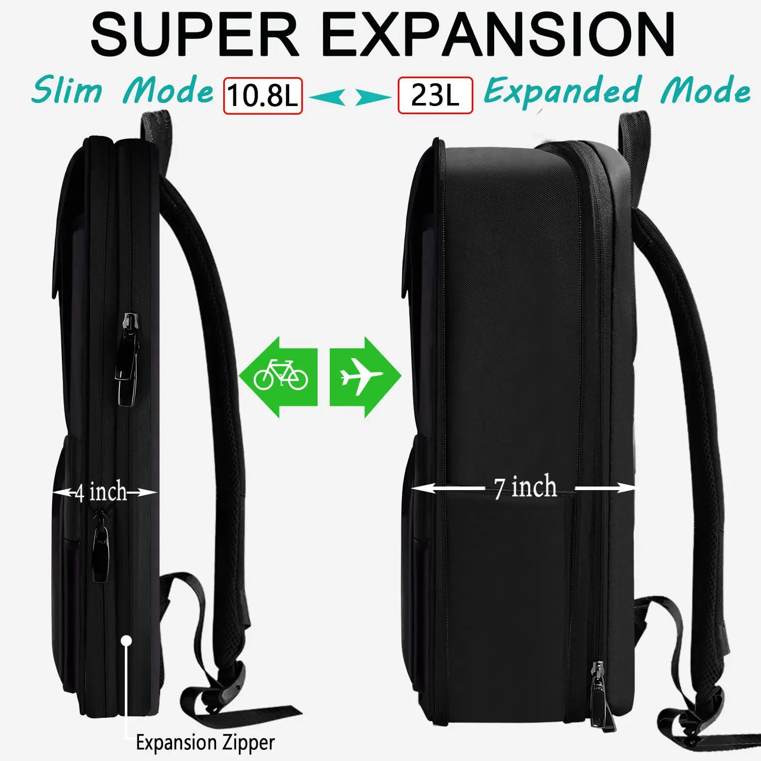 Mens Briefcase Laptop Bag Computer Backpack Laptop Computer Protective Cover Large Capacity Travel Student Multifunctional