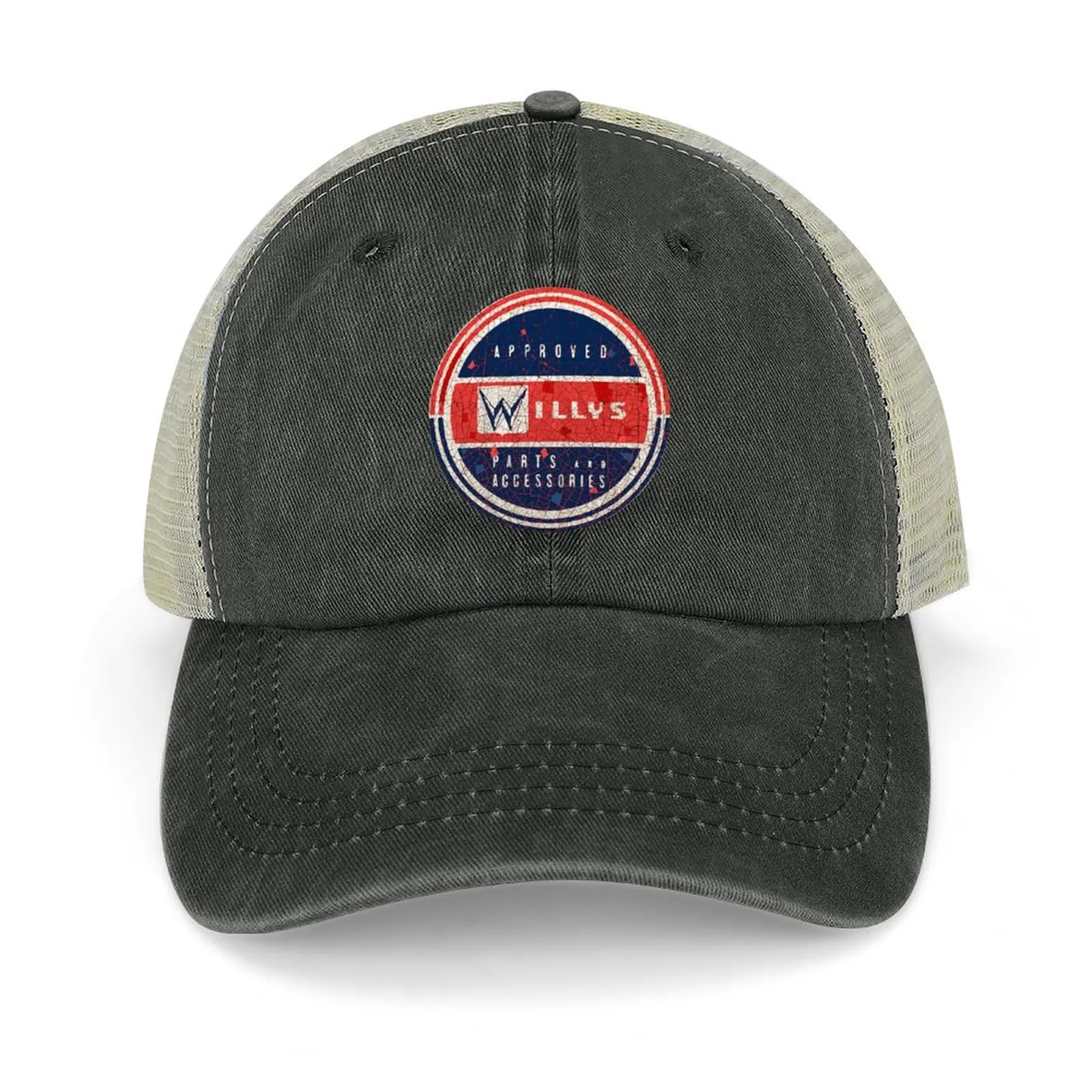 

Willys Parts and service sign USA Baseball Cap Fishing cap Big Size Hat Mountaineering Baseball For Men Women's