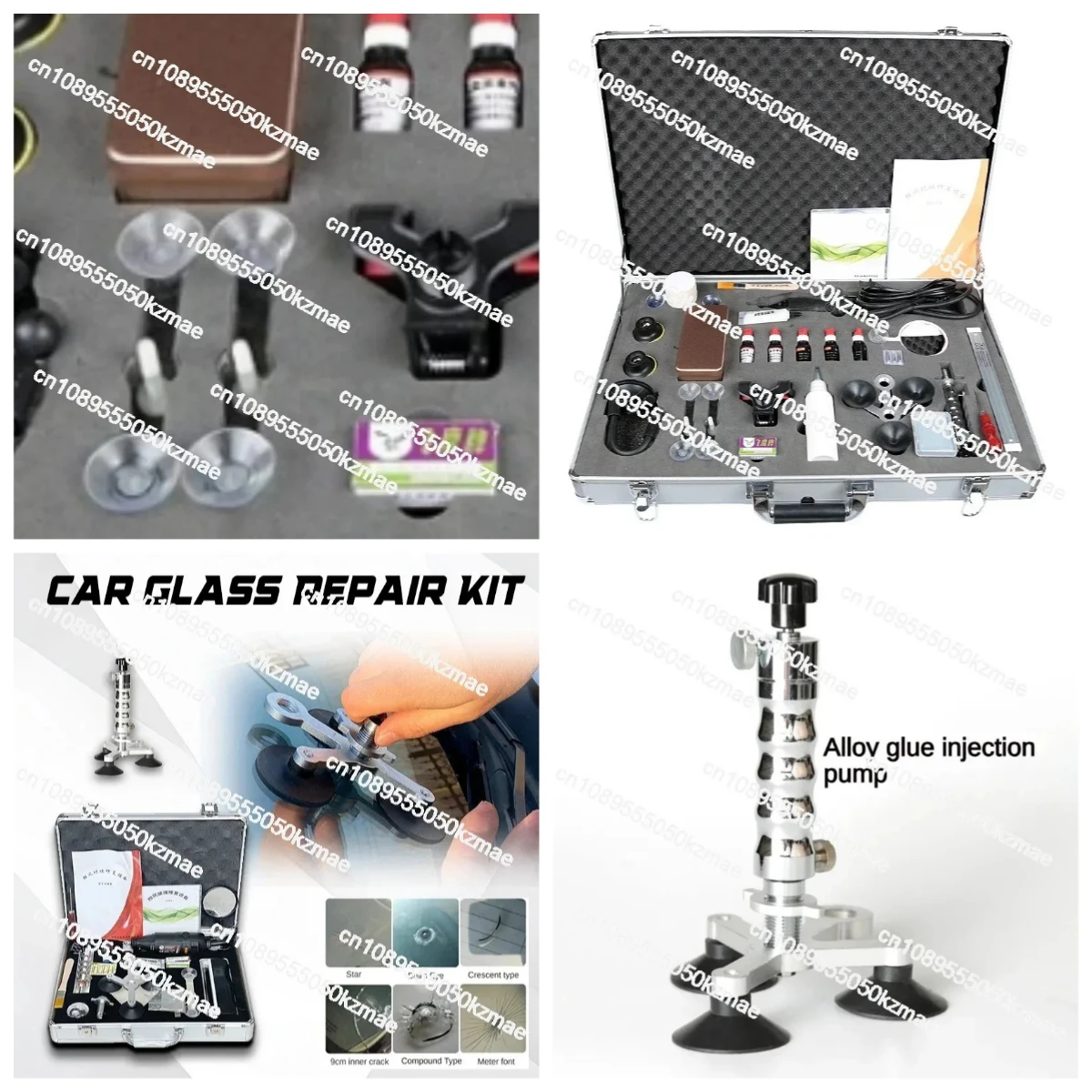 Auto Windshield Repair Kit, Car Broken Glass Crack Scratch Repair Tool, DIY Automobile Windshield Restoration Set
