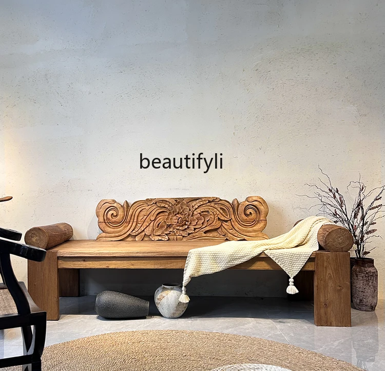

Arhat bed, solid wood sofa chair living room carved bench leisure recliner sofa bed bed bed and breakfast