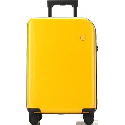 New pure color rolling luggage bag ins fashion travel trolley suitcase women trolley case men hardside light password box