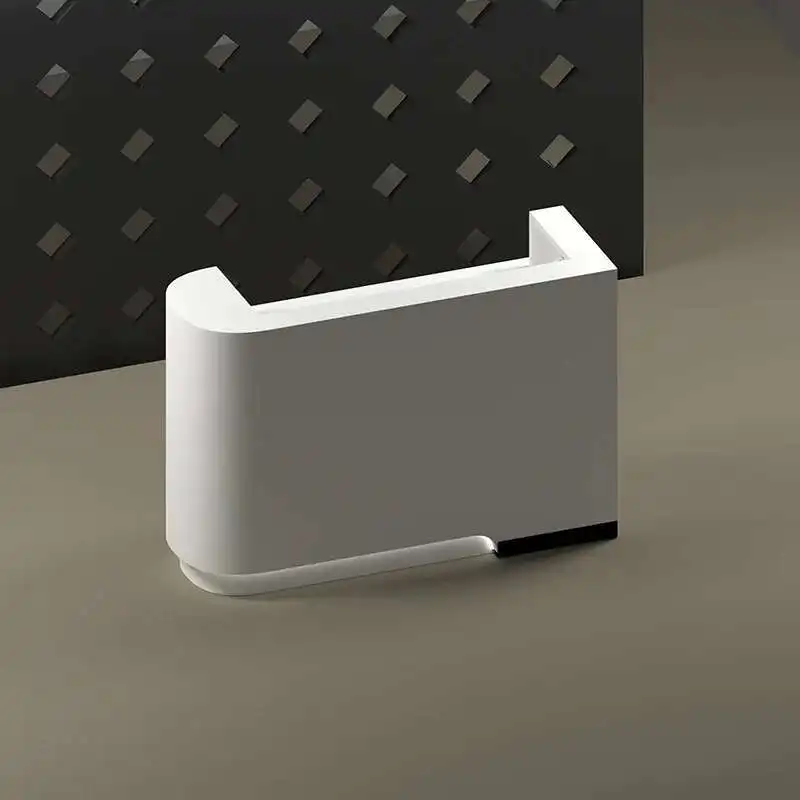 

Outfit Shop Simple Reception Desks Modern Originality White Customer Center Reception Counter Beauty Salon Furniture 접수카운터 FYRD