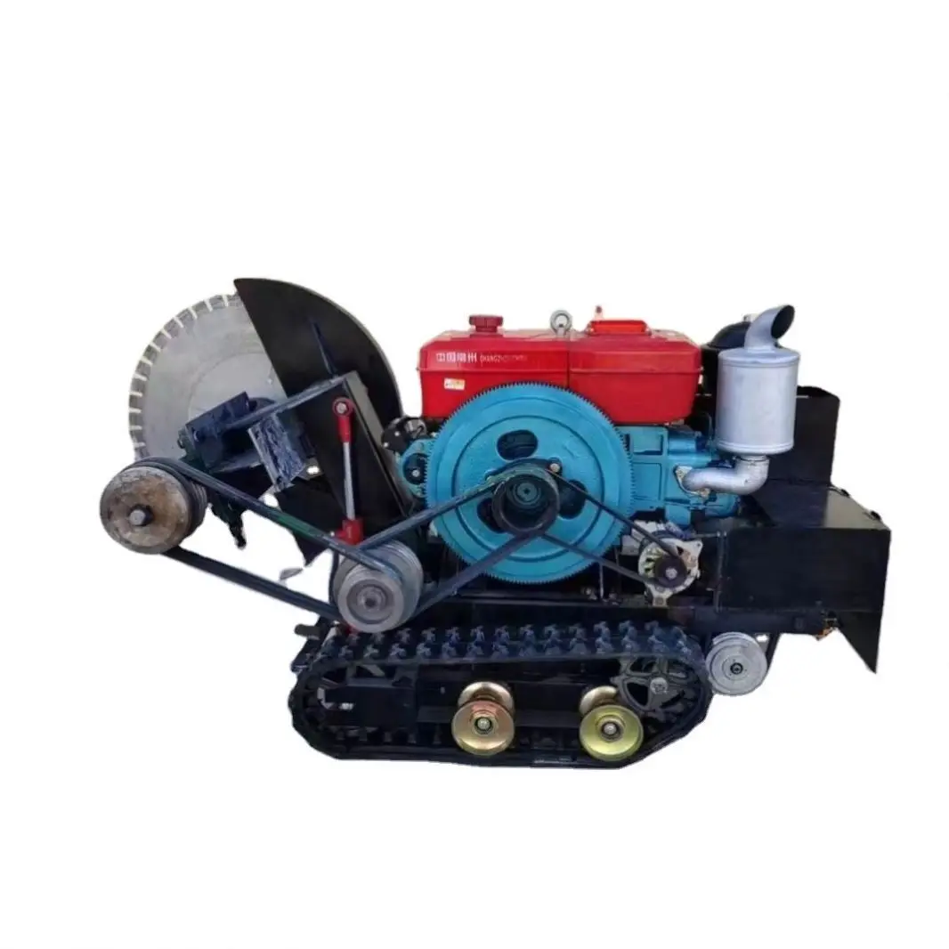 Manufacturer Automatic Grooving Machines Cutter 800Mm Blades Track Cutting Machine for Road Surface Asphalt and Concrete