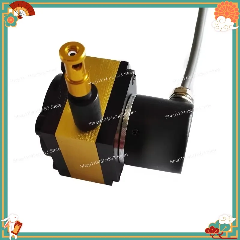 CWP-S1000 Draw Wire Displacement Sensor, 1000mm Stroke, Position Measuring Sensor for Hydraulic Cylinder
