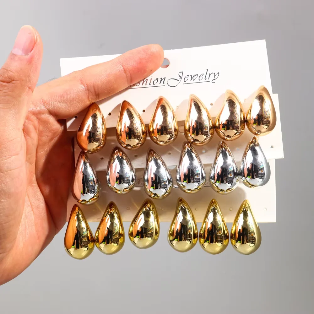 3 Pair/Set Chunky W…
