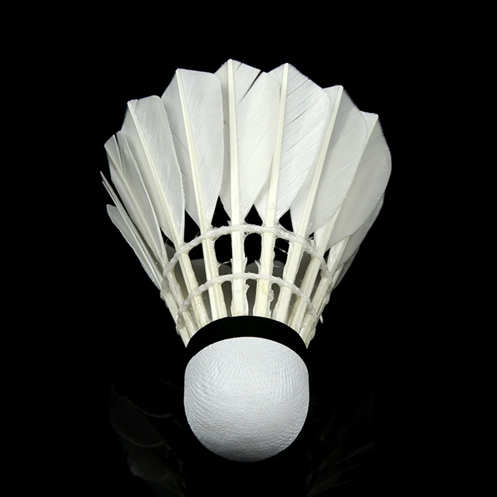 12 PC Shuttlecock Goose Badminton for Competition Shuttlecocks Flying Steering Wheel Playing Outdoor