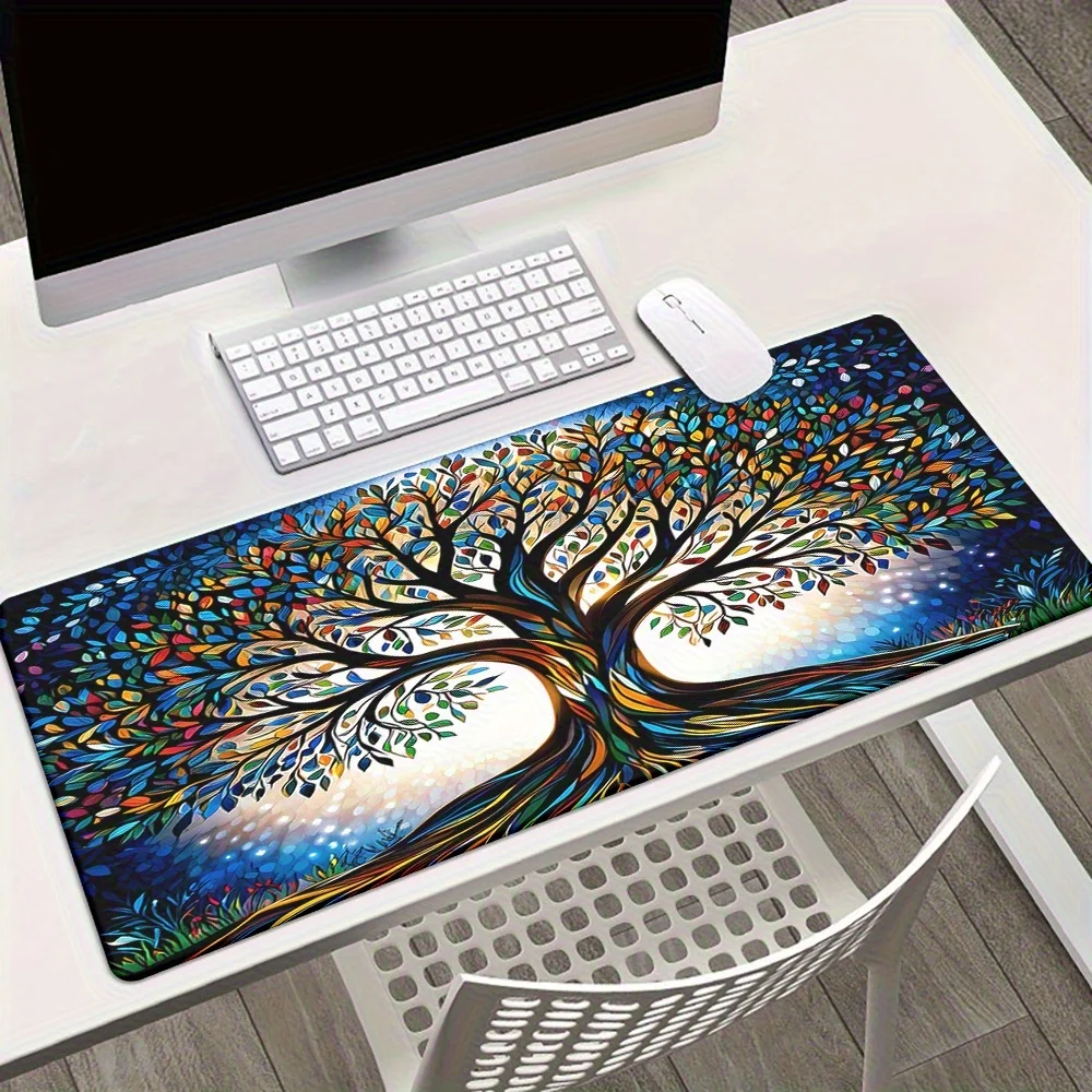 

Life Tree rubber mousepad is anti-slip durable multi-functional suitable for both office and gaming players, and of high quality