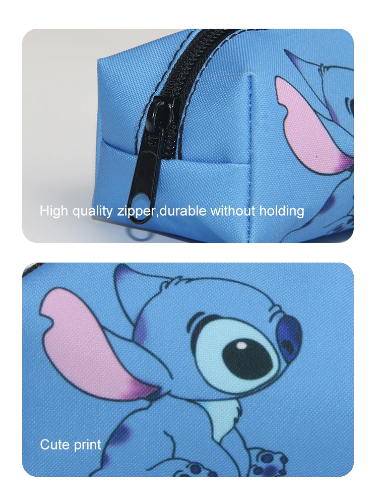 MINISO Disney Lilo Stitch plecak Cute Cartoon piórnik torby szkolne na co dzień dla chłopców dziewcząt torba do przechowywania artykułów