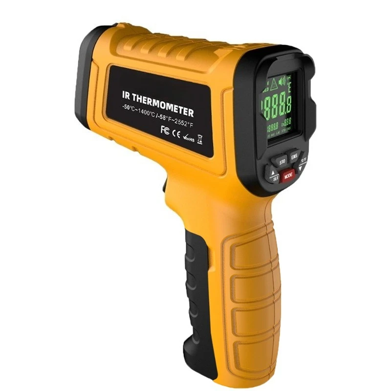 H3 industrial-grade high-temperature infrared thermometer - 50~1400 degrees electronic thermometer handheld temperature gun
