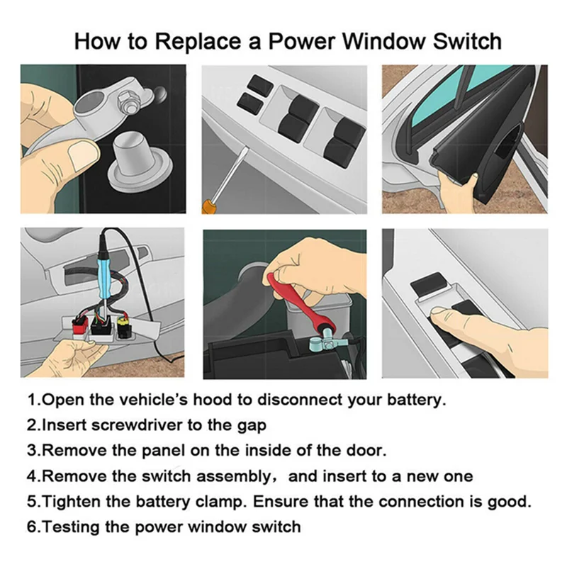 

20X переключатель управления стеклоподъемником для Toyota Corolla RAV4 Camry Matrix Scion XA XB 84810-12080 8481012080