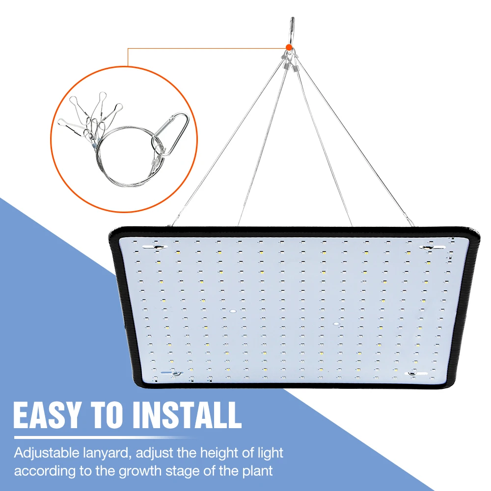 200W LED Quantum Board Grow Light Full Spectrum Plant Lamp Greenhouse Tent Interior Vegetable Potted Cactus Cultivation Lighting - view 6
