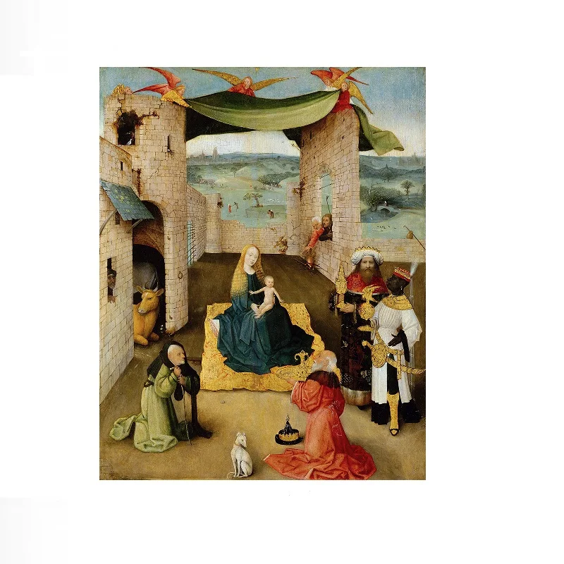 Hieronymus Bosch, Print Art Canvas Poster,Living Room , Home Wall Decor Picture