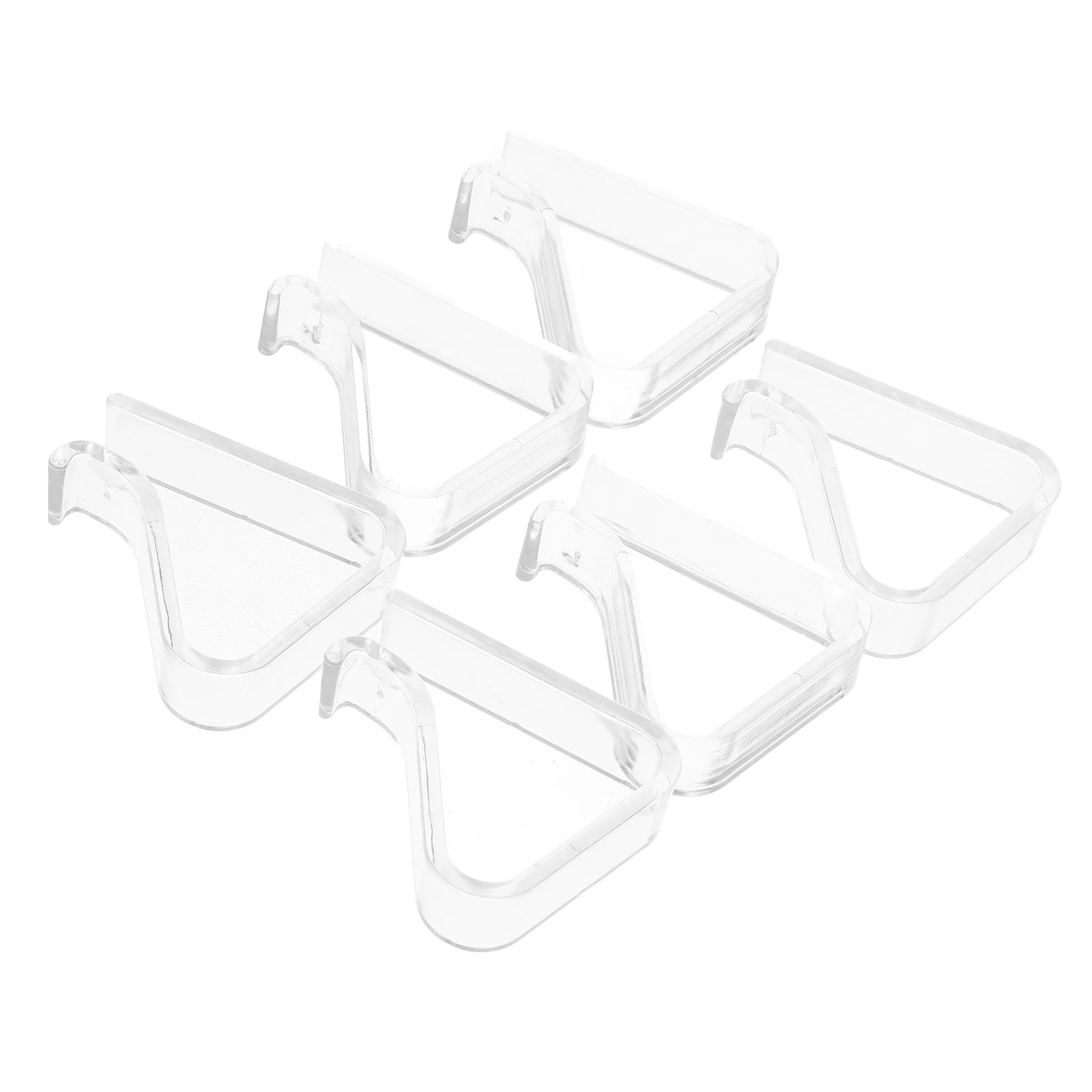 

6pcs Transparent Anti-Slip Tablecloth Outdoor Picnic Tablecloth Holders Plastic Table Cloth Hold Down Clips Clear Table Clips