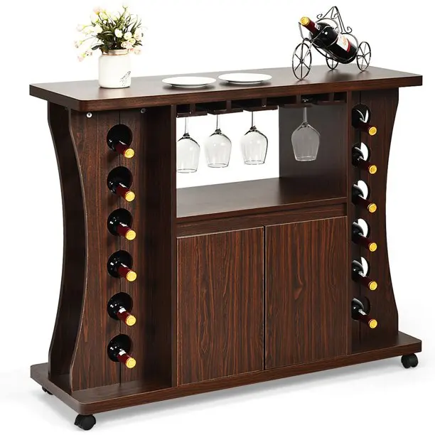 #Popular Wine Bar Cabinet Wine Storage Cabinet Customization