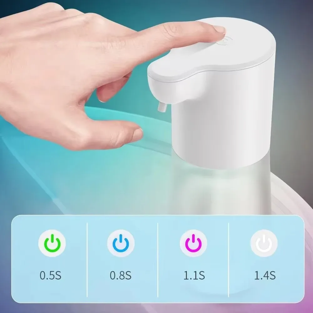 350ml/600ml Capacity Automatic Soap Dispenser USB 4 Level Adjustable Smart Sensor Dispenser Infrared Sensor