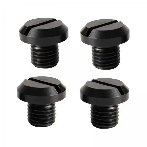 Metal Anti Rust Black Motorcycle Mirror Plug Screw Caps CNC Aluminum Alloy for M10 Accessories