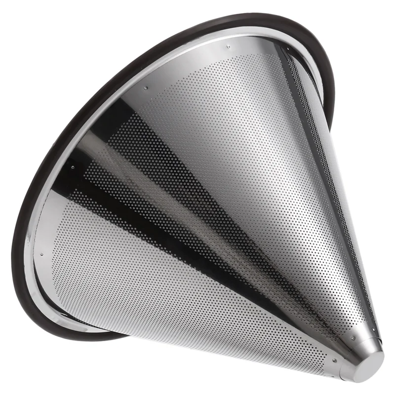 【Popular】Coffee Pouring Filter Reusable Stainless Steel Coffee Dripper Paperless Coffee Filter For Sustainable Brewing