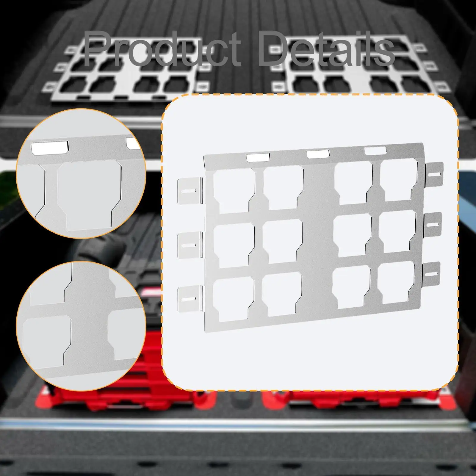 Mounting Plate Compatible Organizer for Bench Van Workshop