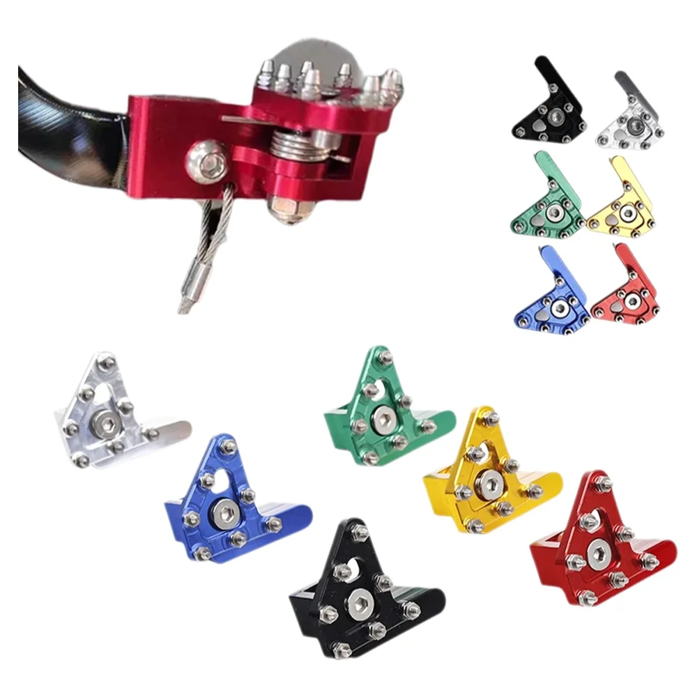 AliExpress NONE Motorcycle CNC Rear Brake Pedal Folding Brake Terminal Compatible with CR CRF YZ YZF WR RM RMZ KX KXF KLX125-530cc Dirt Bike