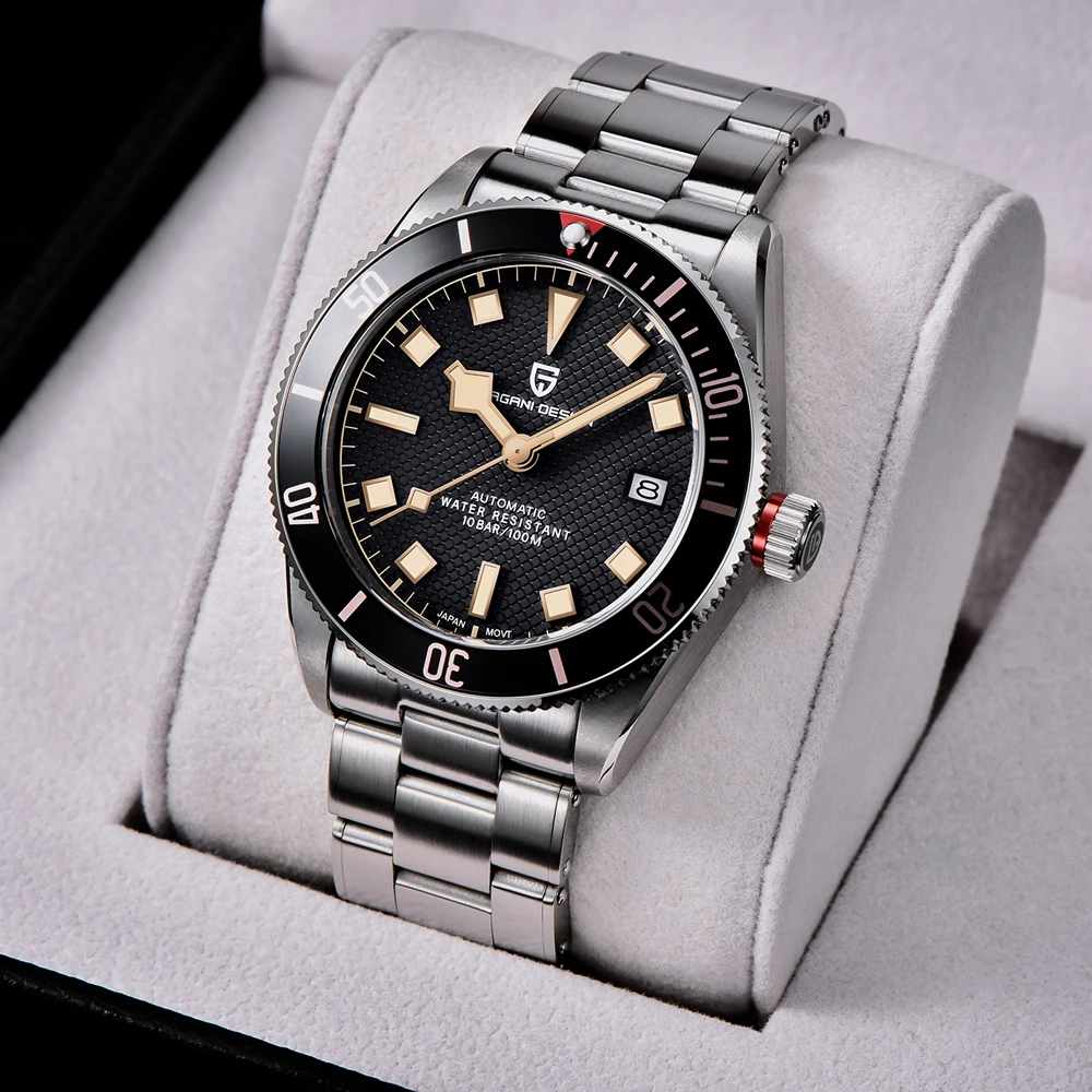 2025 جديد PAGANI تصميم قمة فاخرة BB58 ساعات أوتوماتيكية للرجال الميكانيكية الرياضية الفولاذ المقاوم للصدأ مقاوم للماء ساعة معصم للرجال #2