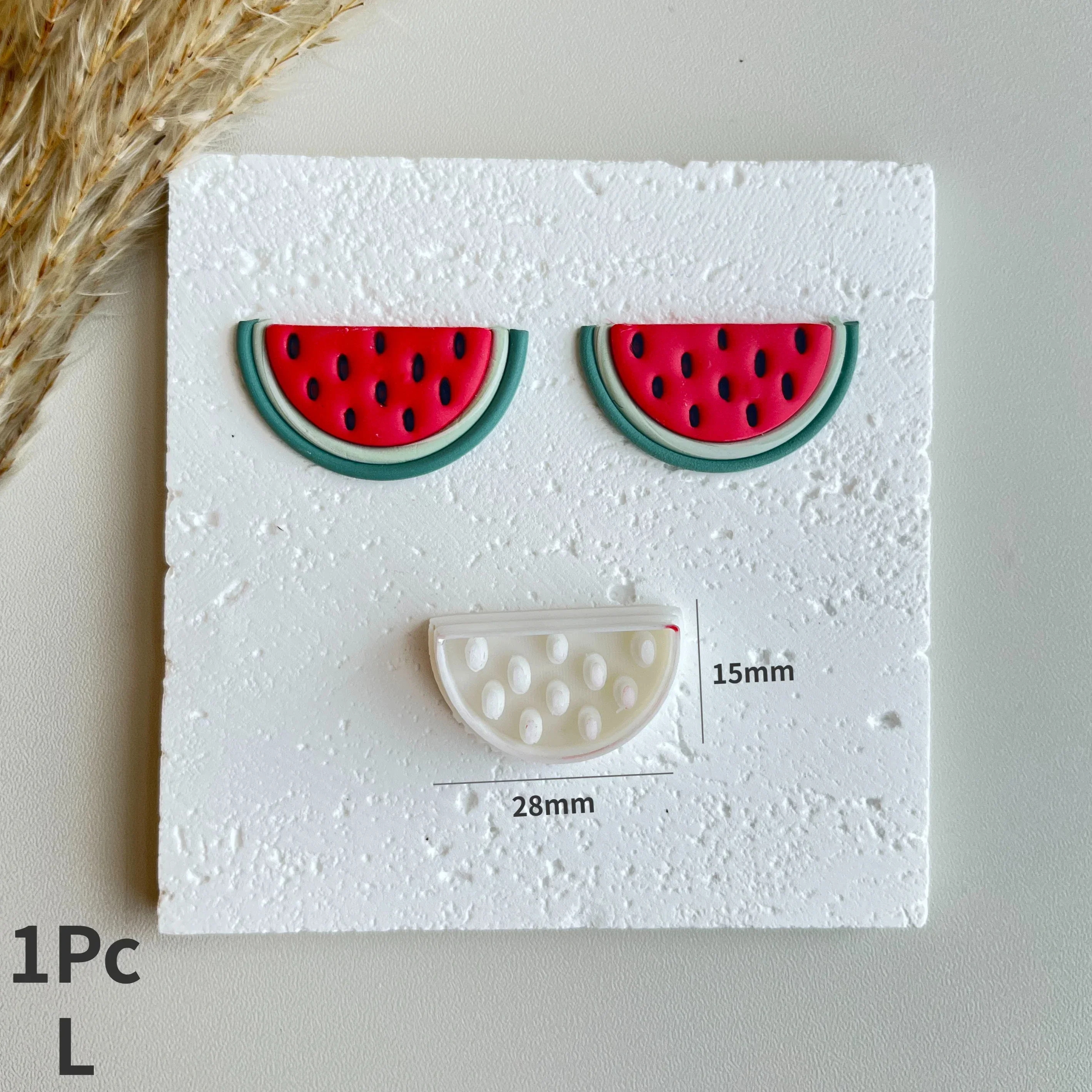 Fruits Series Polymer Cutting Molds for DIY Earrings