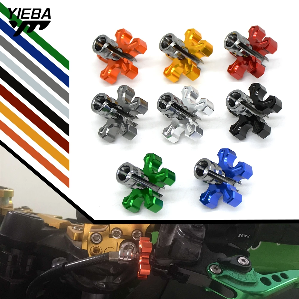 For KAWASAKI NINJA 250R 300 400 650/R ZX6R ZX9R ZX10R ZX12R ZX14R M10 / M8*1.25 Universal Motorcycle Clutch Cable Wire Adjuster
