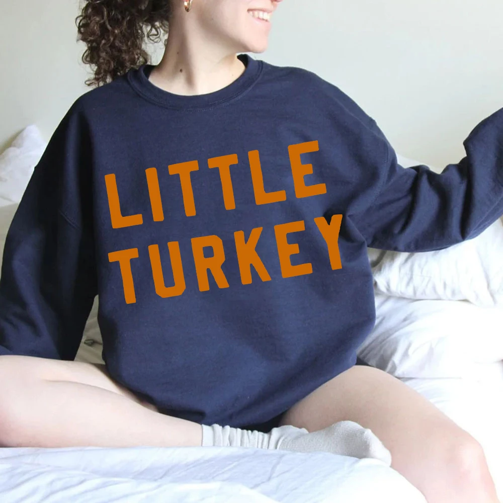 Little Turkey Hoodie's for Women Weather Thanksgiving Women's Clothing Cozy Season Womens Clothes Thanksgiving Turkey Sweatshirt