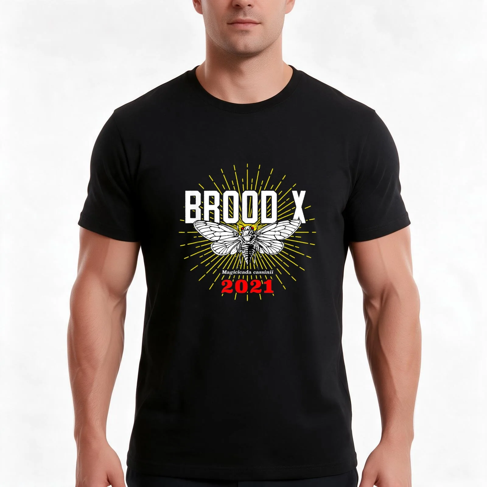 Brood X the Great Eastern Brood 2021 Emergence T-Shirt Summer Casual Cotton Tee Oversized Streetwear Tops Unisex Men Women