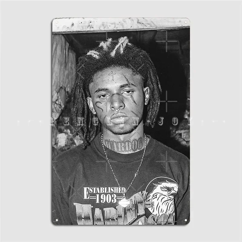Zillakami Mugshot Poster Metal Plaque Club Home Bar Cave Funny Plaques Tin Sign Poster