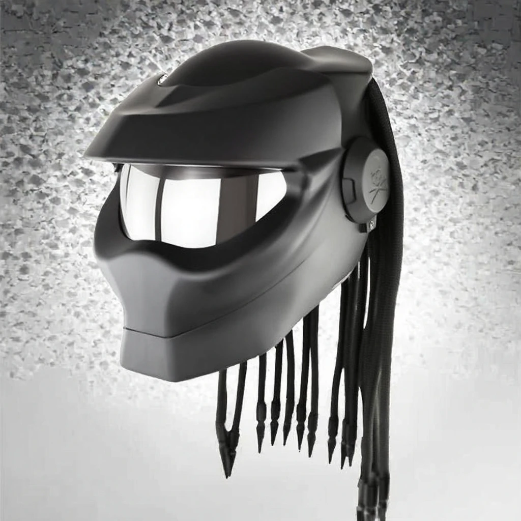 Predator Full Face Motorcycle Helmets ABS Material for Motorbike Riding
