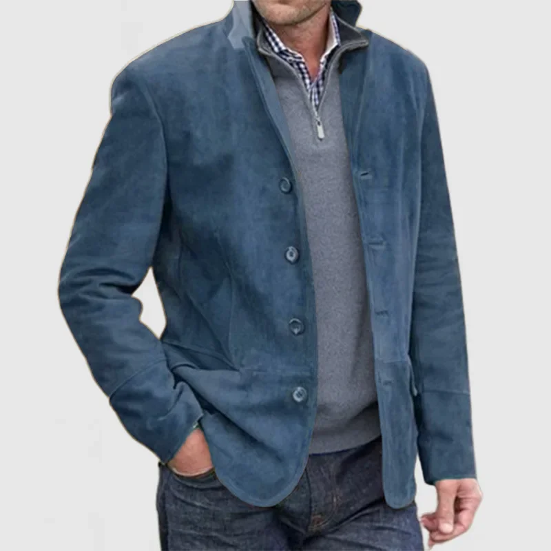 Veste vintage décontractée pour hommes, manteau de voyage en plein air, veste trempée pour hommes, document solide, européen et américain, haute qualité, nouvelle mode