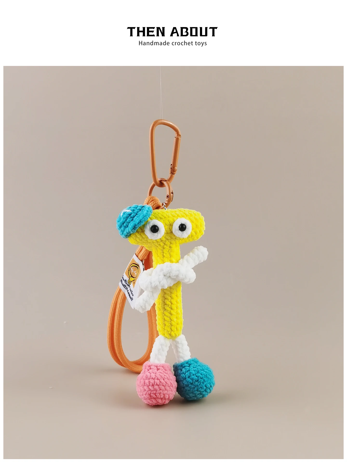 Delicate Doll Bag Keychain Toy Letter T Pendant Exquisite Gift Fashionable Accessory for Handbag Ideal as Unique Crowd Pleaser