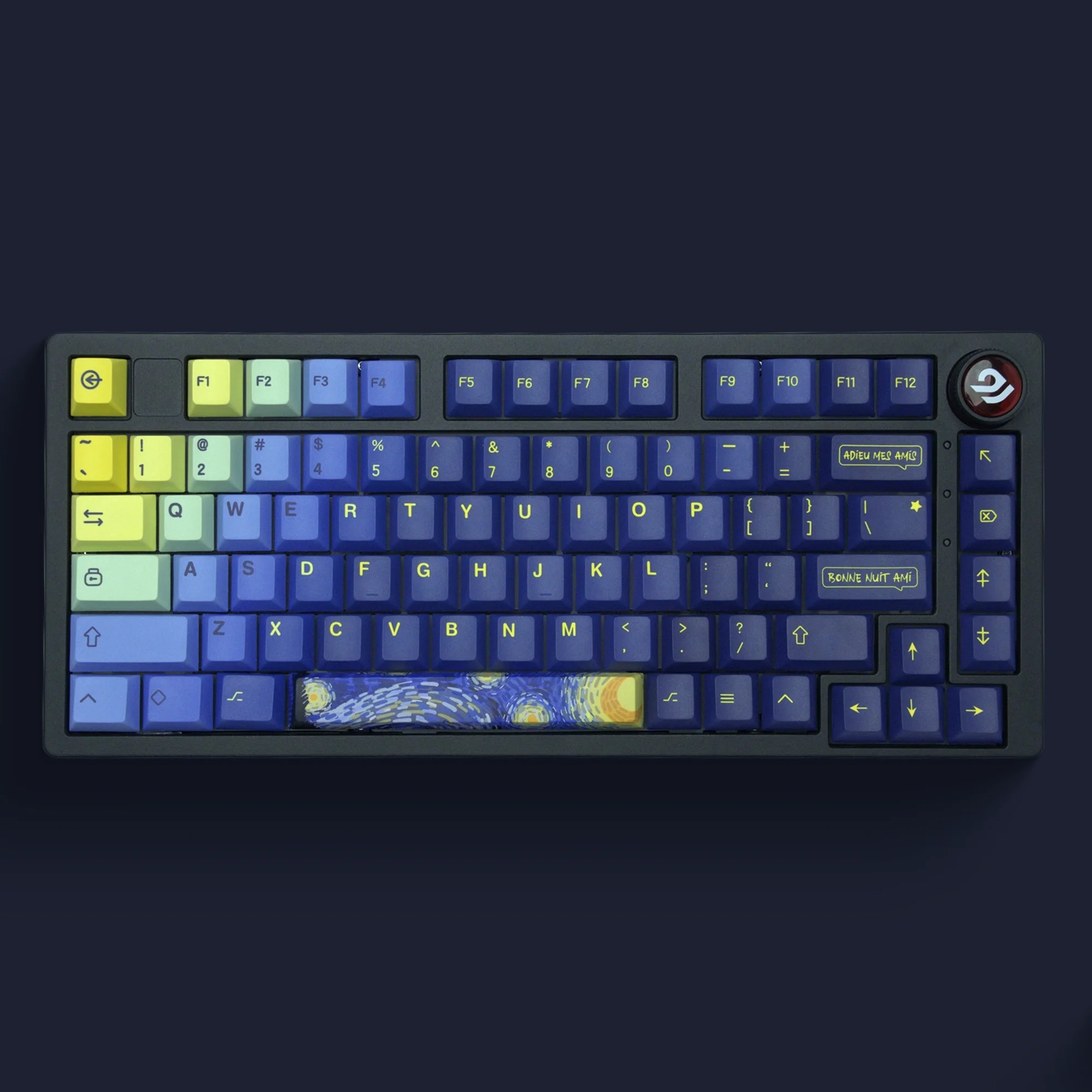 XVX The Starry Night Cherry Profile 131-Key Dye Sublimation PBT Keycap Set