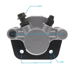 Motorcycle Hydraulic Rear Disc Brake Pump Caliper for GY6 Dinosaur Tough Dune Buggy Off-road Vehicle