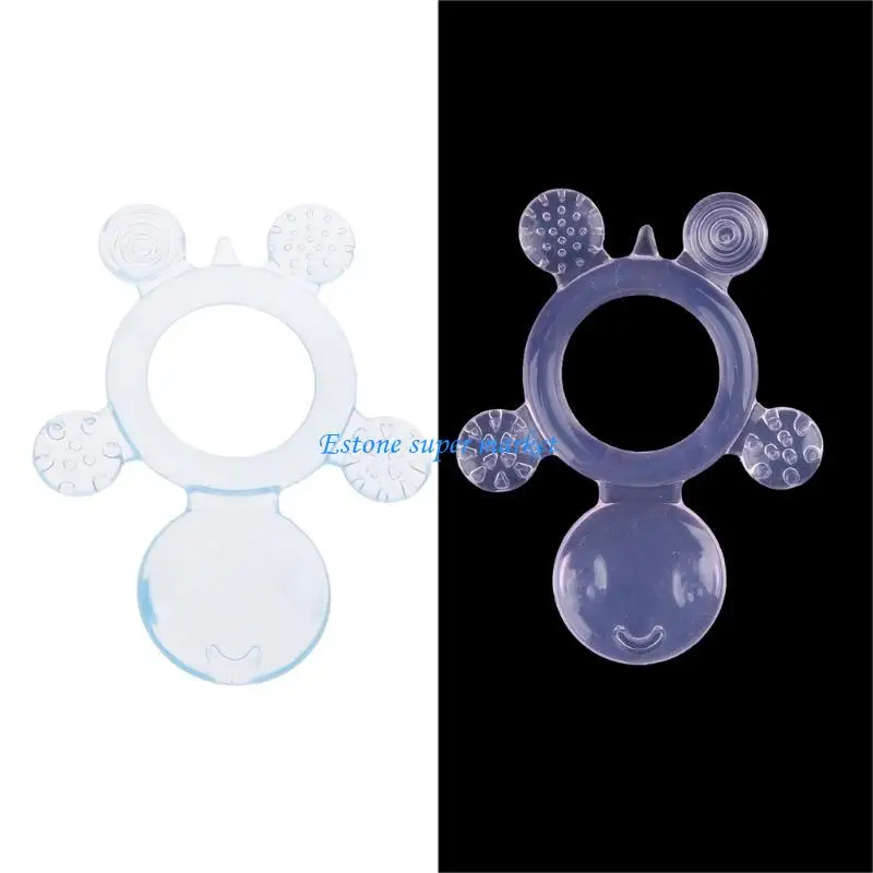 

090B Успокаивающий прорезыватель для зубов, не содержащий бисфенола А, силикон для формы черепахи, жевательные подвески для у T